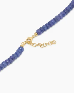 Collier mit Tansanit AAAA