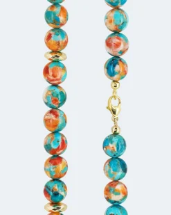 Collier mit Türkis/Spiny Oyster