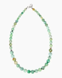 Collier mit Variscit & Hämatit