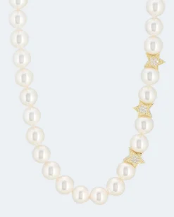 Collier MK-Perle 10 mm & Zirkonia