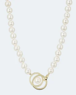 Collier MK-Perle 10mm & Zirkonia