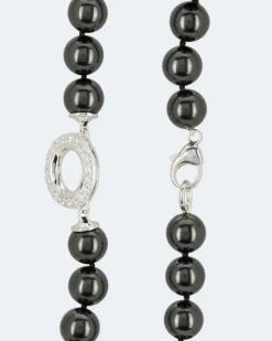 Collier MK-Perlen 10mm & Zirkonia