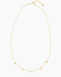 Collier-Set mit Zirkonia, 2tlg.