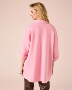 Cosy Cardigan mit 3/4-Ärmeln