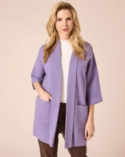 Cosy Cardigan mit 3/4-Ärmeln