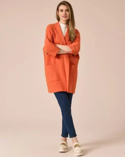 Cosy Cardigan mit 3/4-Ärmeln