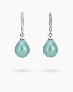 Creolen mit MK-Perle & Zirkonia