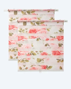 Day & Night Rollo "Englische Rose", 2tlg.