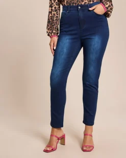 Denim Hose mit Gummibund
