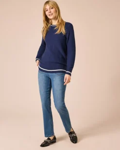 Denim mit aufgesetzten Taschen