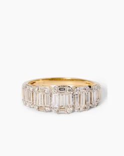 Diamant- & Brillantring ca. 1,00 ct