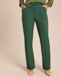 Elegante Hose mit Logo-Bund und Biese