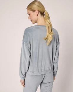 Faux Fur Pullover im Unidesign