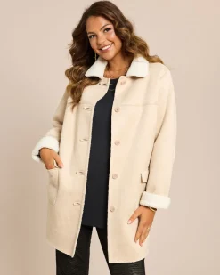 Faux Sherling Jacke