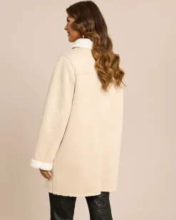 Faux Sherling Jacke