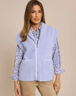 Faux Sherling Weste wendbar