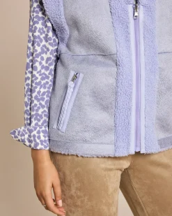Faux Sherling Weste wendbar