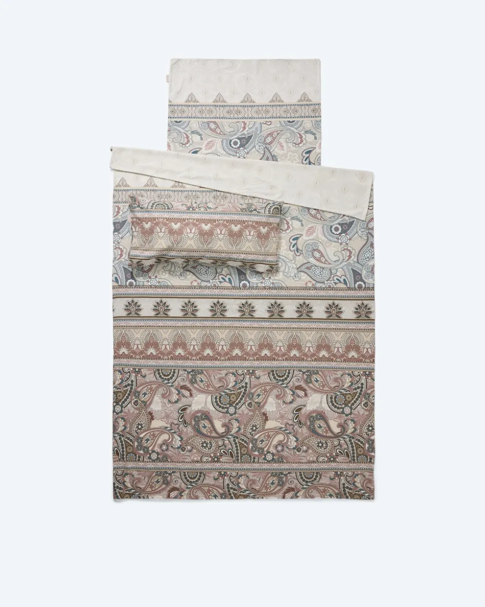 Flanell Twill Wendebettwäsche "Paiyley", 3tlg.