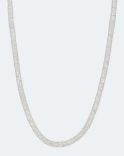 Flechtcollier mit Zirkonia