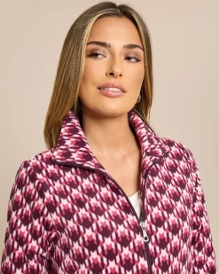 Fleece Cardigan mit Eingrifftaschen