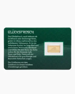 Goldbarren chinesischer Glücksfrosch