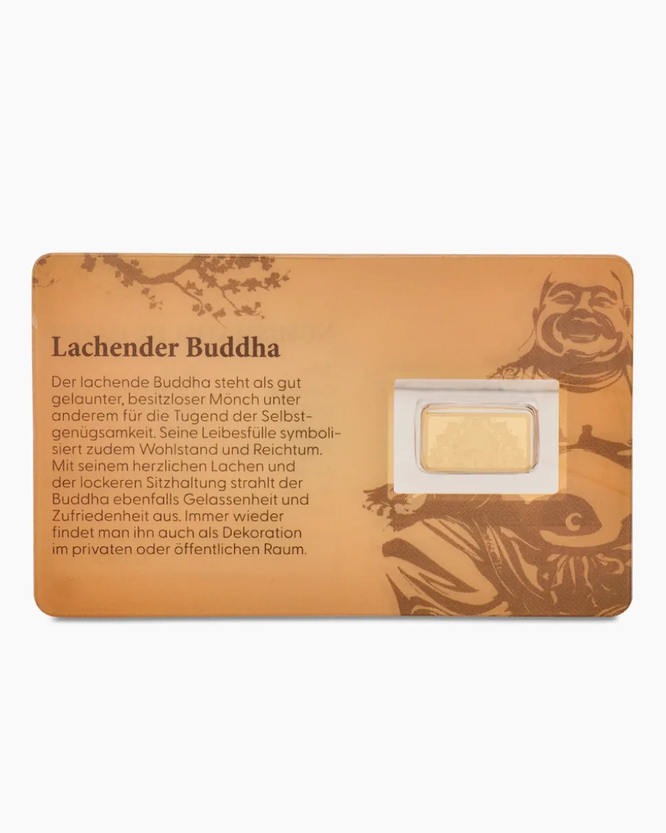 Goldbarren Lachender Buddha 2025