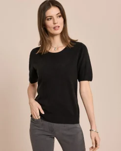 Halbarm-Pullover Cashmere Feeling
