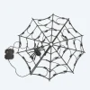 Halloween Outdoor-LED-Spinnennetz