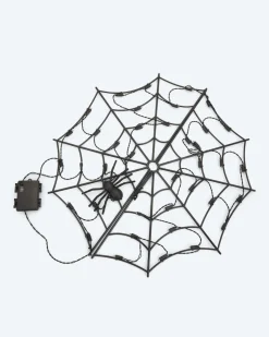 Halloween Outdoor-LED-Spinnennetz