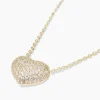 Herz-Collier mit Zirkonia