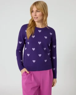 Herz-Pullover