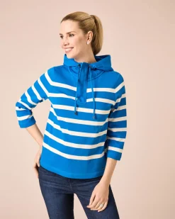 Hoodie, gestreift