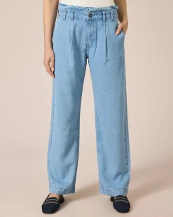 Hose aus fließendem Tencel