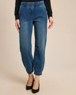 Hose im Denimlook