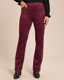 Hose Materialmix mit ausgestelltem Saum
