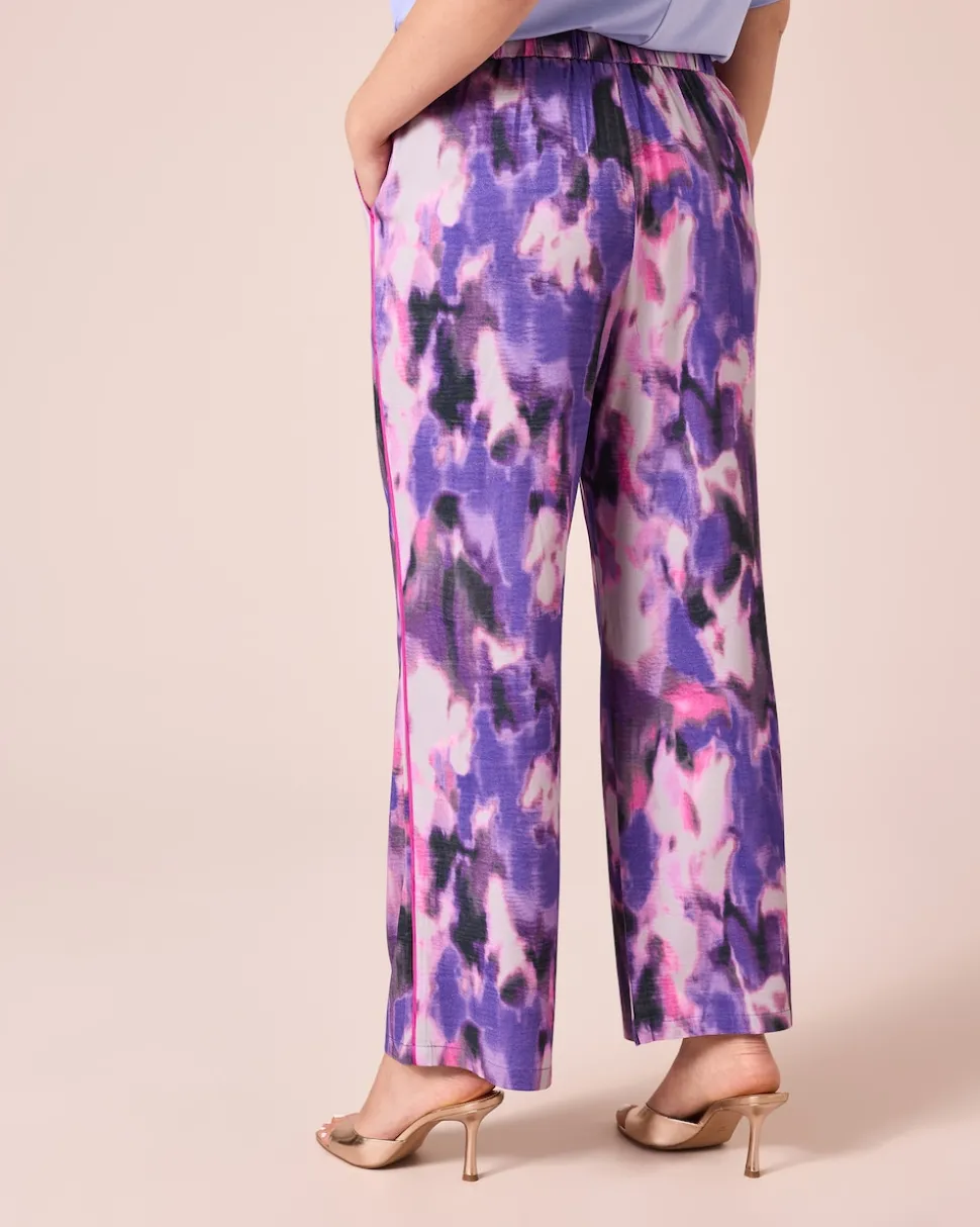 Hose mit Batik-Druck