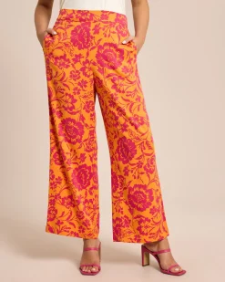 Hose mit Blumenprint