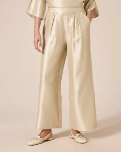 Hose mit Glanzeffekt