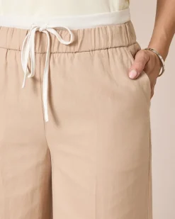 Hose mit Kontrastbund