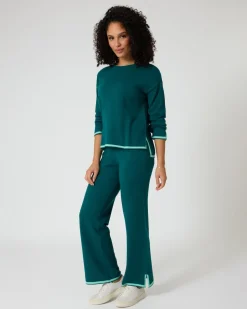 Hose mit Kontrastdetails