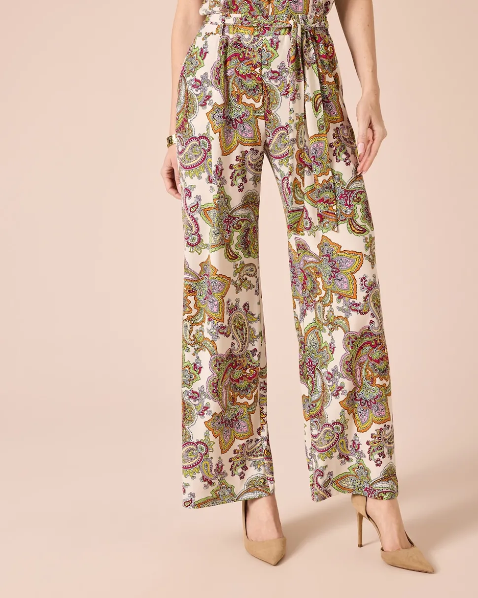 Hose mit Paisley-Druck