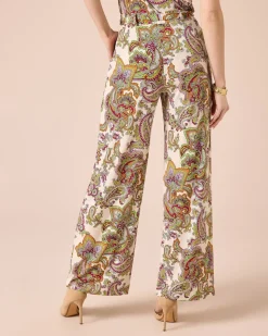Hose mit Paisley-Druck