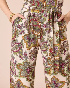 Hose mit Paisley-Druck