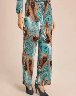 Hose mit Paisleydruck