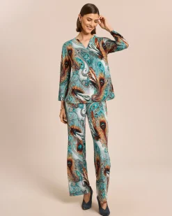 Hose mit Paisleydruck