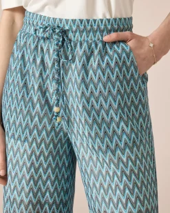 Hose mit Zig-Zag-Muster