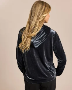 Jacke aus Nicki-Samt