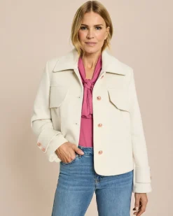 Jacke aus Wollmix