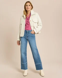 Jacke aus Wollmix