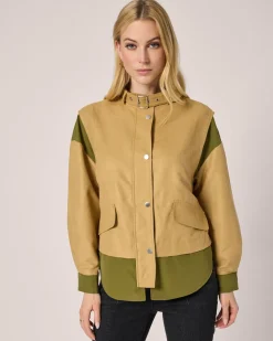 Jacke im Lagen-Look